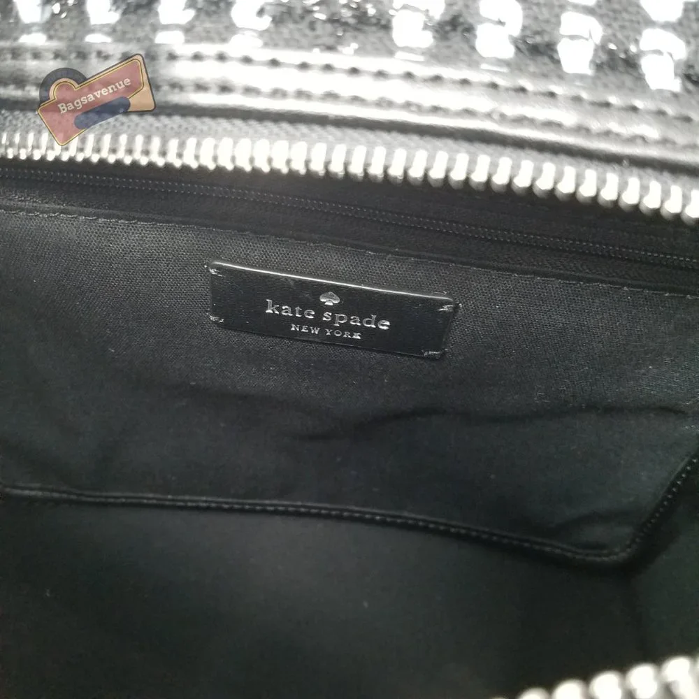 #bagsavenue fast ship new Ella Small Tote Crossbody in Tweed Fabric Kate Spade - Picture 3 of 11